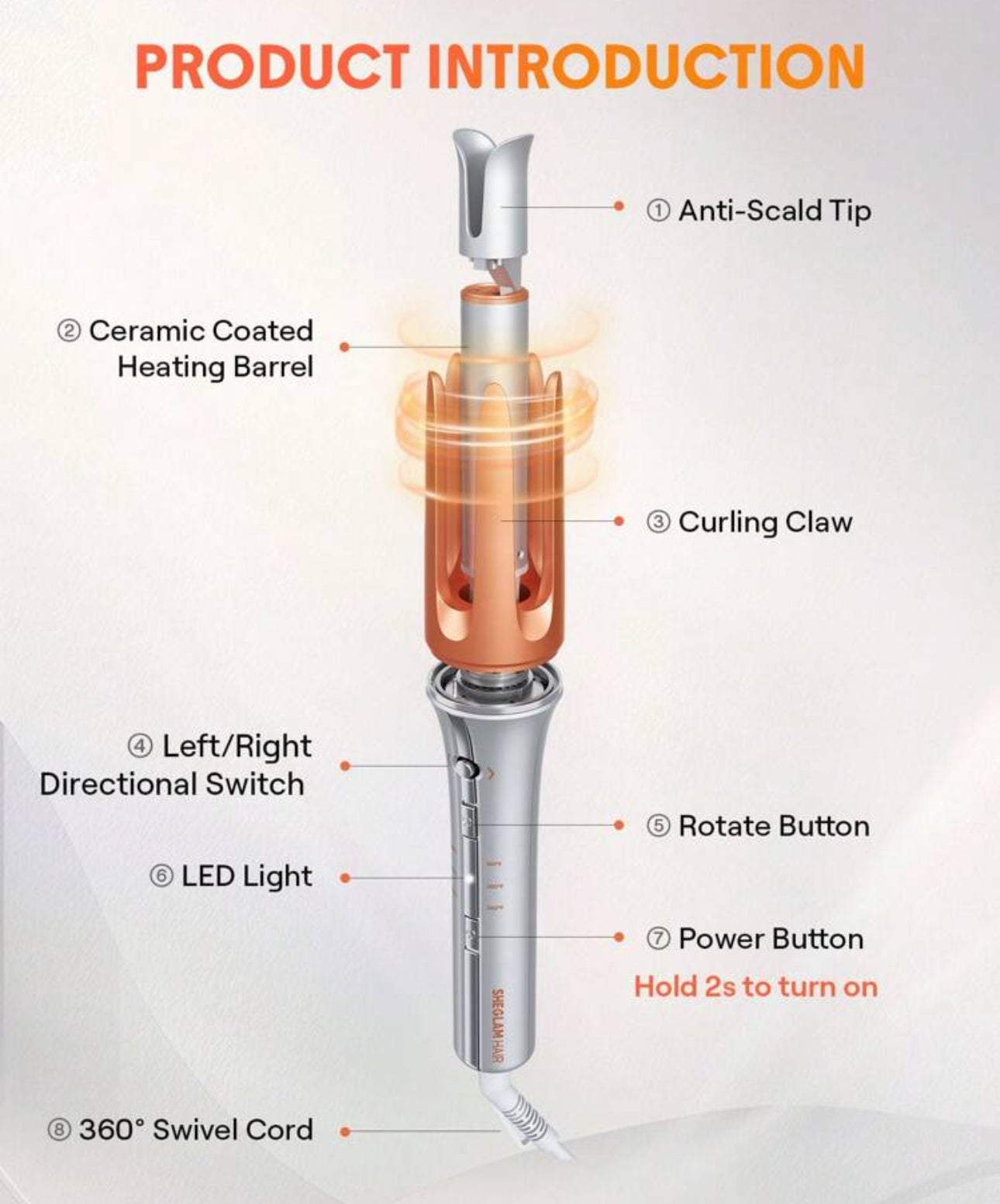 Automatic Hair Curler Wand