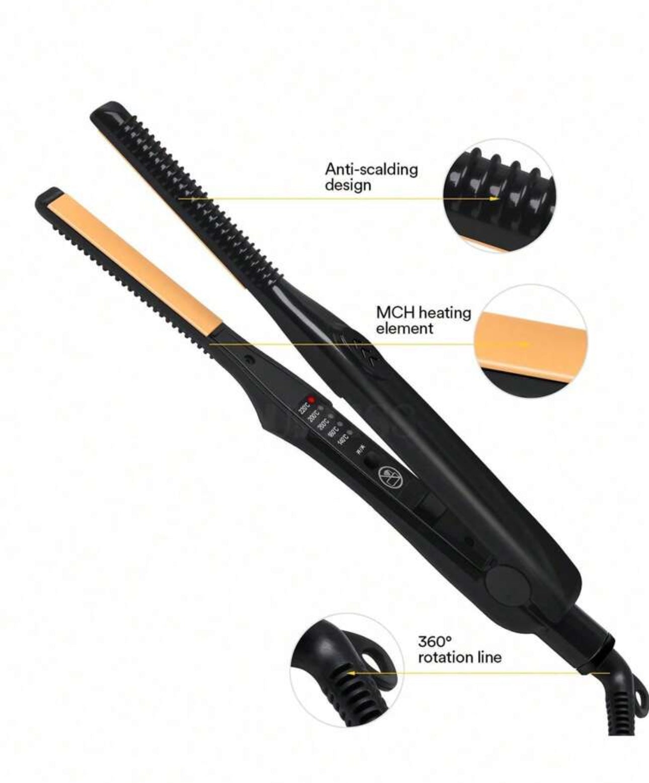 1/2 inch mini edge Flat iron