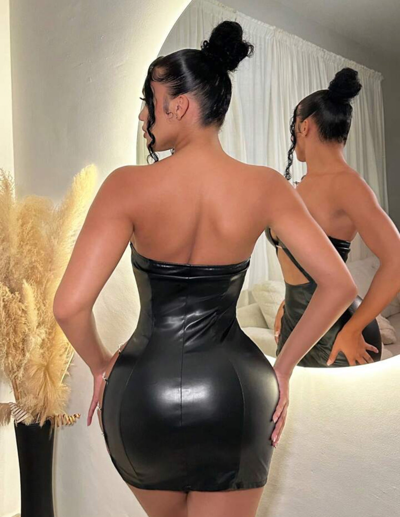 Hollow out bodycon dress