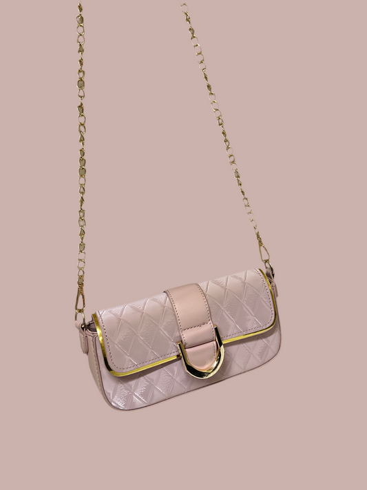 Pink Velvet Shoulder & Crossbody Bag