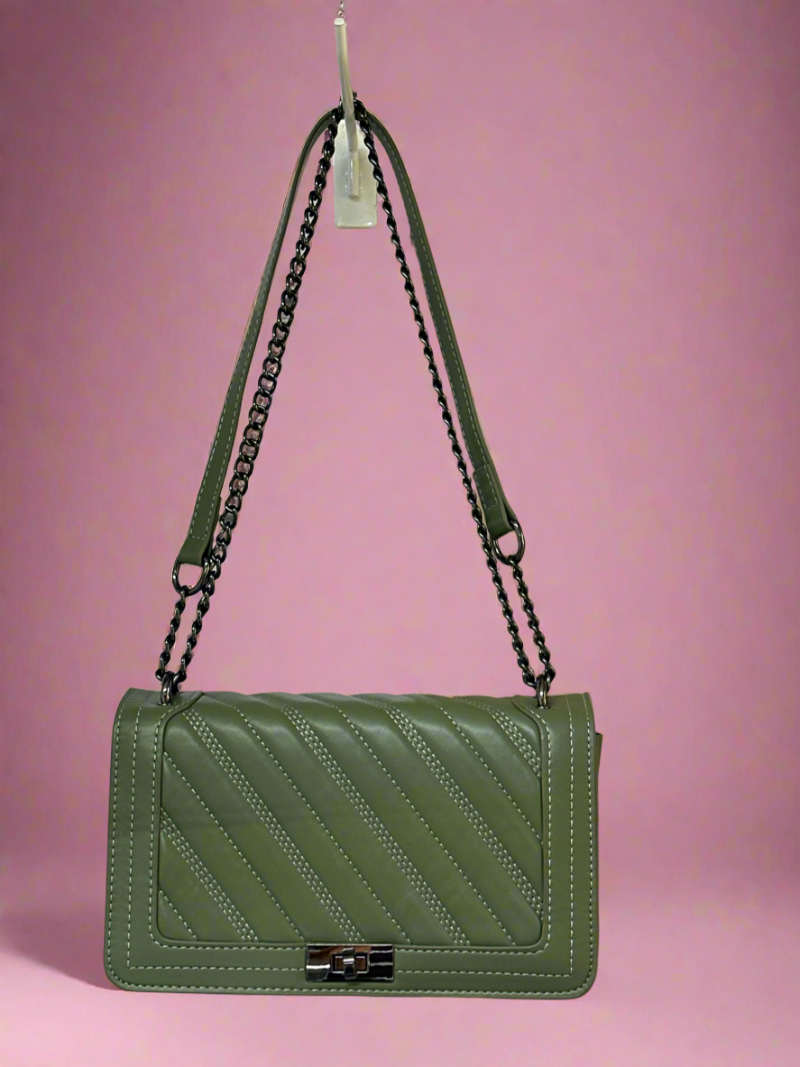 Army Green Shoulder & Crossbody Bag