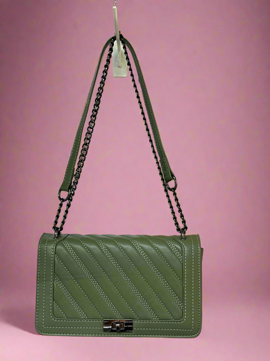 Army Green Shoulder & Crossbody Bag