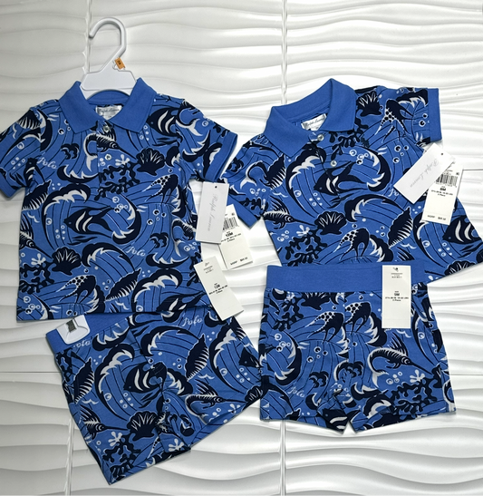 Ralph Lauren Baby Shorts Set
