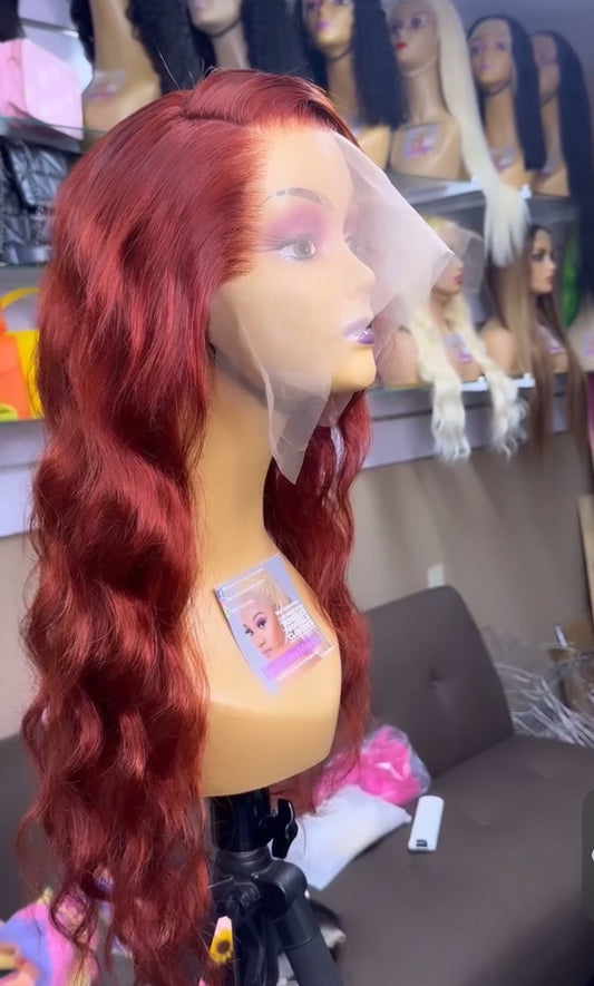 Reddish Brown Lace Wig
