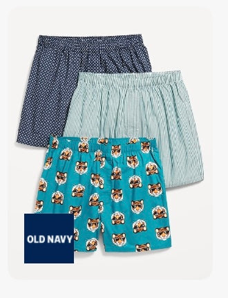 3 Pack Men Boxers