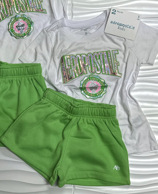 Aero Shorts set Girl size 7-8